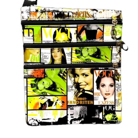 Vogue Magazine Covers Crossbody Bag - NWT - Picture 2 of 5